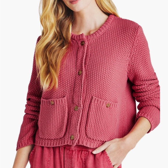 Splendid Sweaters - Splendid Andrea crop cardigan. ROSSA (color) Knit. Worn only once.